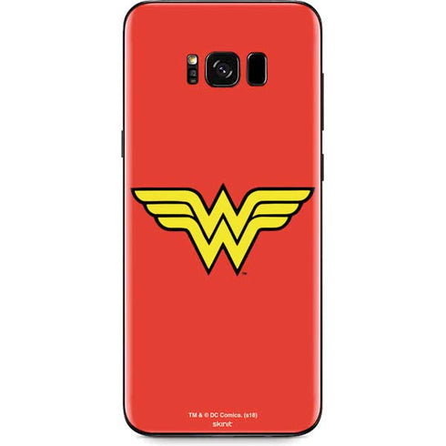 DC Comics Wonder Woman Classic Logo Galaxy S8 Plus Skin